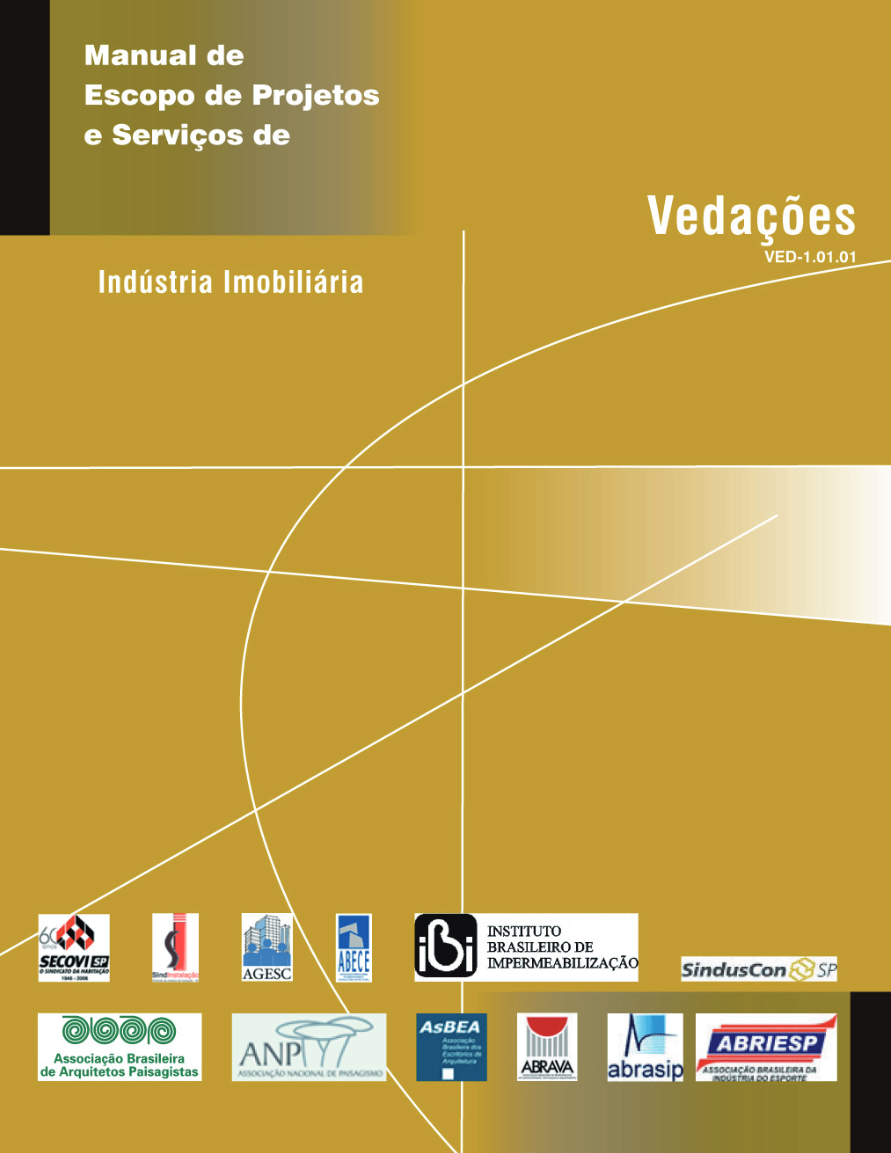 Manual de Escopo de Projetos e Serviço de Vedações