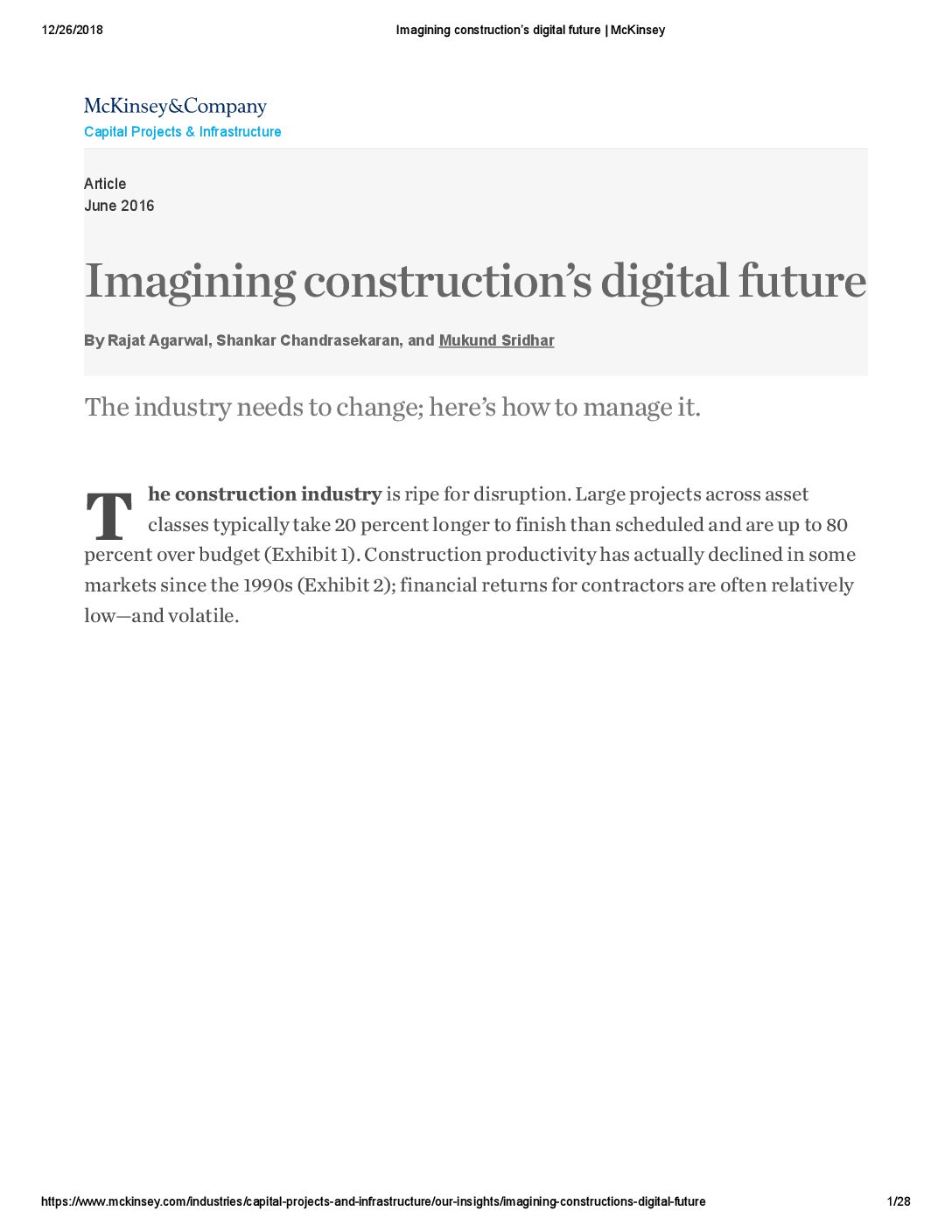 Imagining Construction’s Digital Future