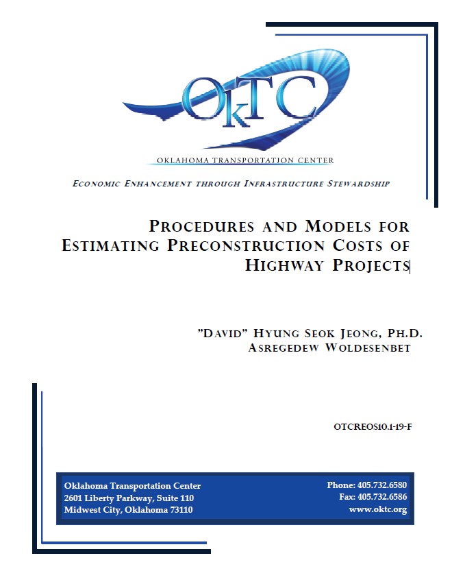 Procedures And Models For Estimating Preconstruction Costs Of Highway Projects