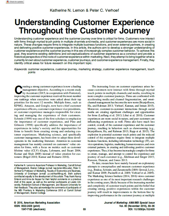 Understanding Customer Experience Throughout the Customer Journey