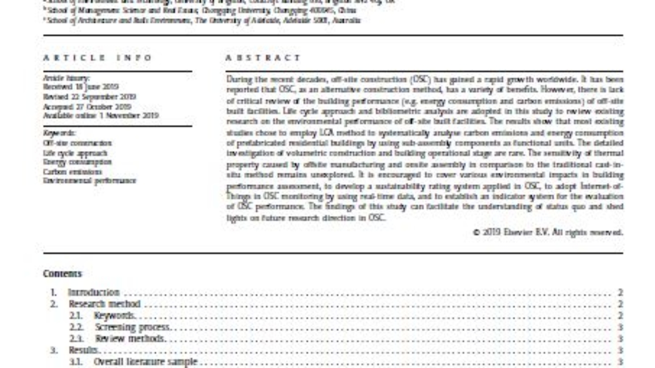 _Environmental Performance Of Off-site Constructed Facilities A Critical Review