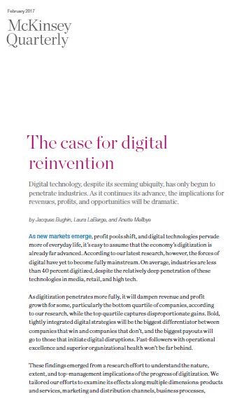 The Case For Digital Reinvention