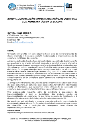 Retrofit, Modernização e Impermeabilização, de Coberturas com Membrana Líquida de Silicone